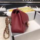 Replica Classic Flap Bag Grain leather A1116 Red