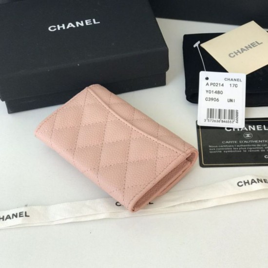 Fake Classic Flap Coin Purse A31504 Pink Replica