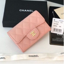 Fake Classic Flap Coin Purse A31504 Pink Replica