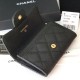 Fake Classic Flap Coin Purse A31504 Black Replica