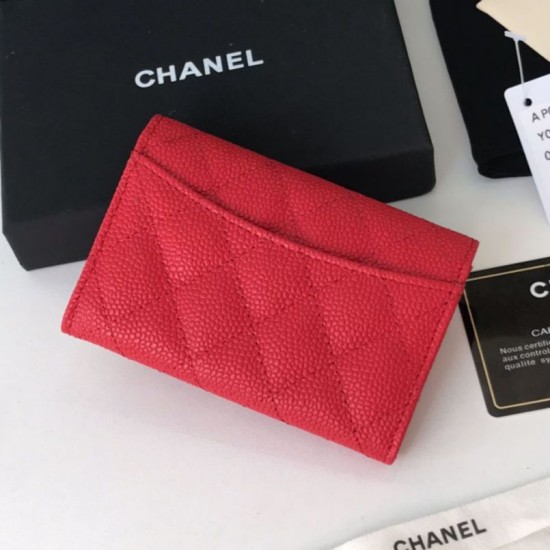 Fake Classic Flap Coin Purse A31504 Red Replica