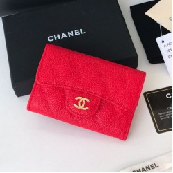 Fake Classic Flap Coin Purse A31504 Red Replica