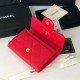 Fake Classic Flap Coin Purse A31504 Red Replica