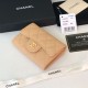 Replica Classic Flap Coin Purse A31504 Apricot
