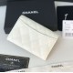 Fake Classic Flap Coin Purse A31504 White Replica