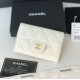 Fake Classic Flap Coin Purse A31504 White Replica