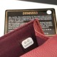 Fake Classic Flap Coin Purse A31504 Claret Replica