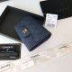 Replica Classic Flap Coin Purse A31504 Dark Blue