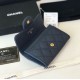 Replica Classic Flap Coin Purse A31504 Dark Blue
