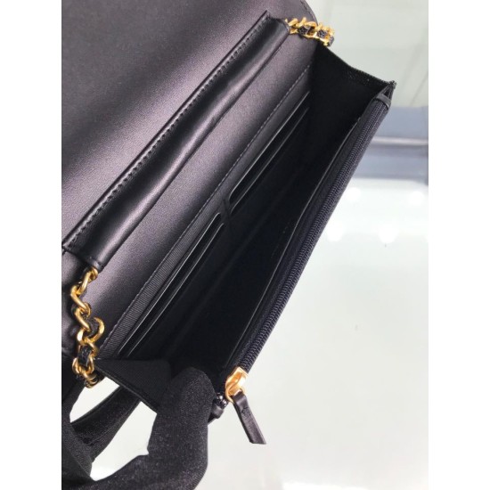 Replica Classic Grained Woc Bag A33814 Black Fake Classic Grained Woc Bag A33814 Black Replica