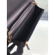 Replica Classic Grained Woc Bag A33814 Black Fake Classic Grained Woc Bag A33814 Black Replica