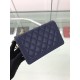 Fake Classic Grained Woc Bag A33814 Dark Blue Replica Fake Classic Grained Woc Bag A33814 Dark Blue Replica