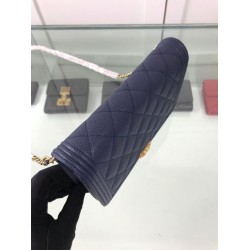 Fake Classic Grained Woc Bag A33814 Dark Blue Replica Fake Classic Grained Woc Bag A33814 Dark Blue Replica