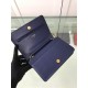Fake Classic Grained Woc Bag A33814 Dark Blue Replica Fake Classic Grained Woc Bag A33814 Dark Blue Replica