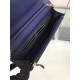 Fake Classic Grained Woc Bag A33814 Dark Blue Replica Fake Classic Grained Woc Bag A33814 Dark Blue Replica