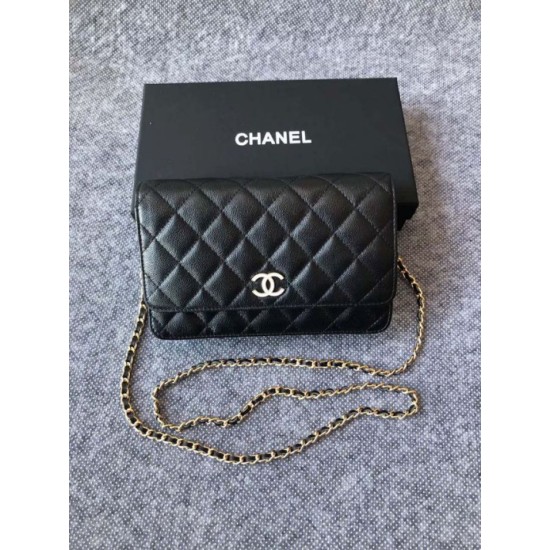 Fake Classic Grained Woc Bag A33814 Black Replica Replica Classic Grained Woc Bag A33814 Black