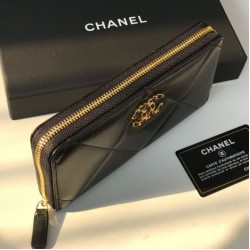 Fake A50071 Timeless CC Zippered Wallet Black Replica