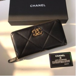 Fake A50071 Timeless CC Zippered Wallet Black Replica