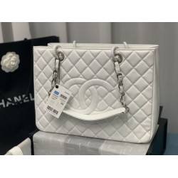 Fake Shopping Tote Bag A50995 White Replica
