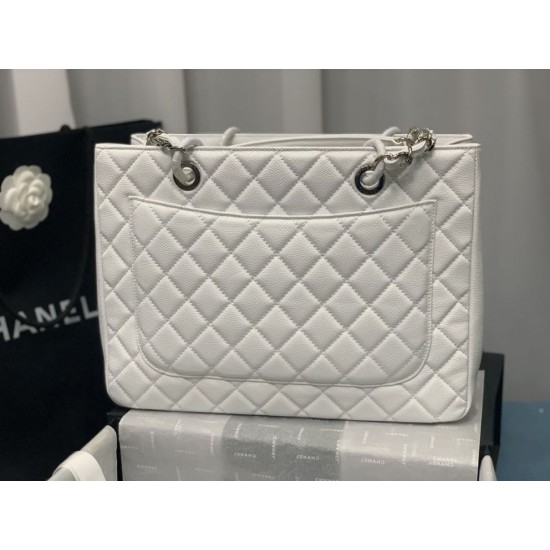 Fake Shopping Tote Bag A50995 White Replica