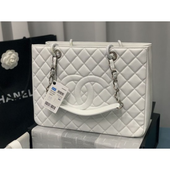 Fake Shopping Tote Bag A50995 White Replica