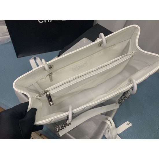 Fake Shopping Tote Bag A50995 White Replica