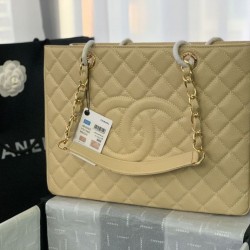 Replica Shopping Tote Bag A50995 Apricot