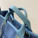 Fake Deauville Mixed Fibers With Pearl Shopping Bag A66941 Blue Replica Replica Deauville Mixed Fibers With Pearl Shopping Bag A66941 Blue
