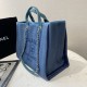 Fake Deauville Mixed Fibers With Pearl Shopping Bag A66941 Blue Replica Replica Deauville Mixed Fibers With Pearl Shopping Bag A66941 Blue