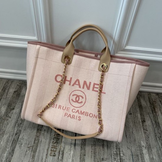 Fake Deauville Mixed Fibers With Pearl Shopping Bag A66941 Rosa Replica Replica Deauville Mixed Fibers With Pearl Shopping Bag A66941 Rosa