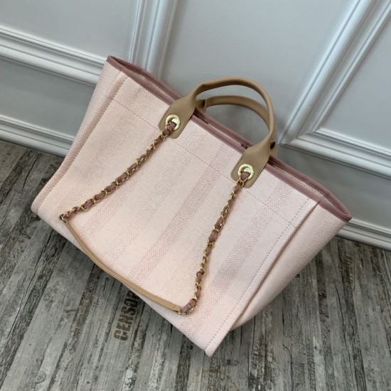 Fake Deauville Mixed Fibers With Pearl Shopping Bag A66941 Rosa Replica Replica Deauville Mixed Fibers With Pearl Shopping Bag A66941 Rosa