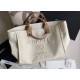 Fake Pearl Logo Deauville Shopping Tote Bag A66941 Beige Replica Fake Pearl Logo Deauville Shopping Tote Bag A66941 Beige Replica