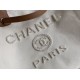 Fake Pearl Logo Deauville Shopping Tote Bag A66941 Beige Replica Fake Pearl Logo Deauville Shopping Tote Bag A66941 Beige Replica