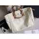 Fake Pearl Logo Deauville Shopping Tote Bag A66941 Beige Replica Fake Pearl Logo Deauville Shopping Tote Bag A66941 Beige Replica