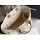 Fake Pearl Logo Deauville Shopping Tote Bag A66941 Beige Replica Fake Pearl Logo Deauville Shopping Tote Bag A66941 Beige Replica