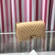 Replica Boy Classic Chevron Flap Grained Bag A67086 Apricot