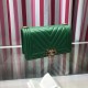 Replica Boy Classic Chevron Flap Grained Bag A67086 Green