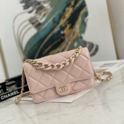 Replica Flap Chain Wallet A81171 Black