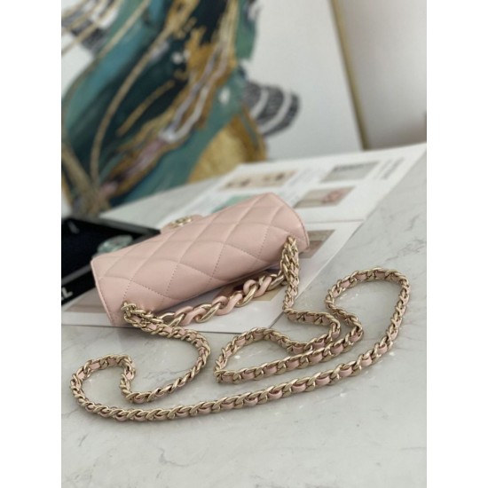 Replica Flap Chain Wallet A81171 Black