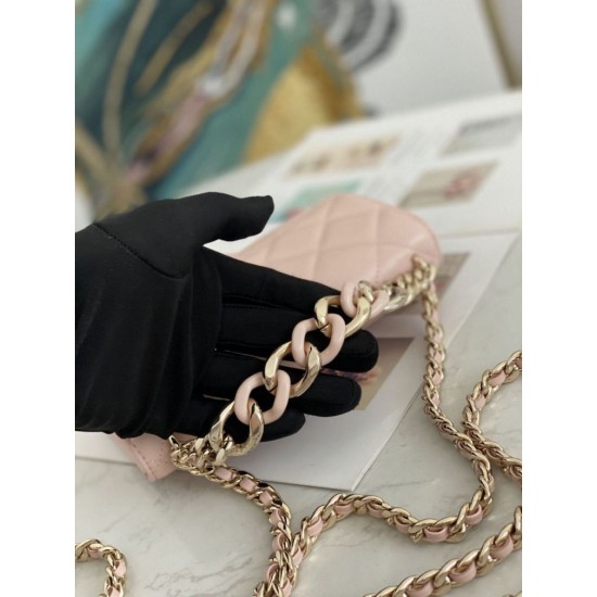 Replica Flap Chain Wallet A81171 Black