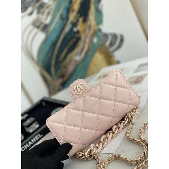 Replica Flap Chain Wallet A81171 Black