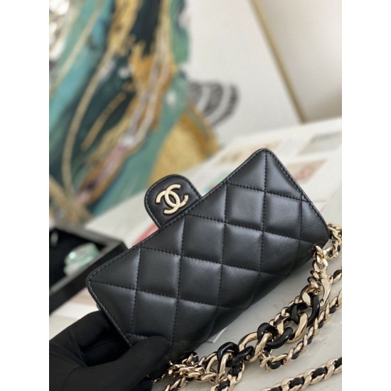 Replica Flap Chain Wallet A81171 Pink