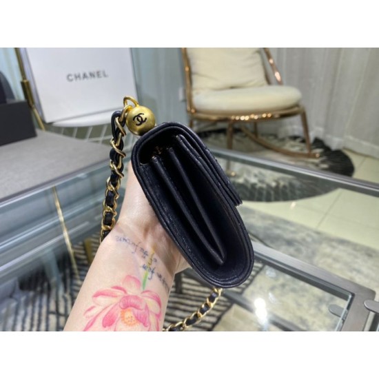 Fake Pearl Short Handle With Chain Clutch AP1001 Black Replica Replica Pearl Short Handle With Chain Clutch AP1001 Black