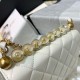 Replica Logo Pearl Handle Bag AS0584 White Replica Logo Pearl Handle Bag AS0584 White