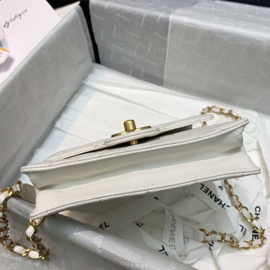 Replica Logo Pearl Handle Bag AS0584 White Replica Logo Pearl Handle Bag AS0584 White