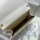 Replica Logo Pearl Handle Bag AS0584 White Replica Logo Pearl Handle Bag AS0584 White