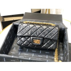 Replica Mini Reissue 2.55 Graffiti Croc Embossed Flap Bag Black
