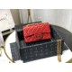 Replica Mini Reissue 2.55 Graffiti Croc Embossed Flap Bag Red