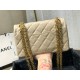 Fake Mini Reissue 2.55 Graffiti Croc Embossed Flap Bag Apricot Replica