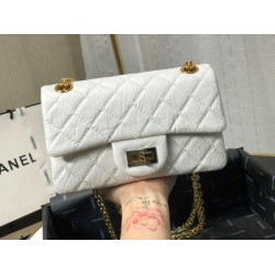 Replica Mini Reissue 2.55 Graffiti Croc Embossed Flap Bag White